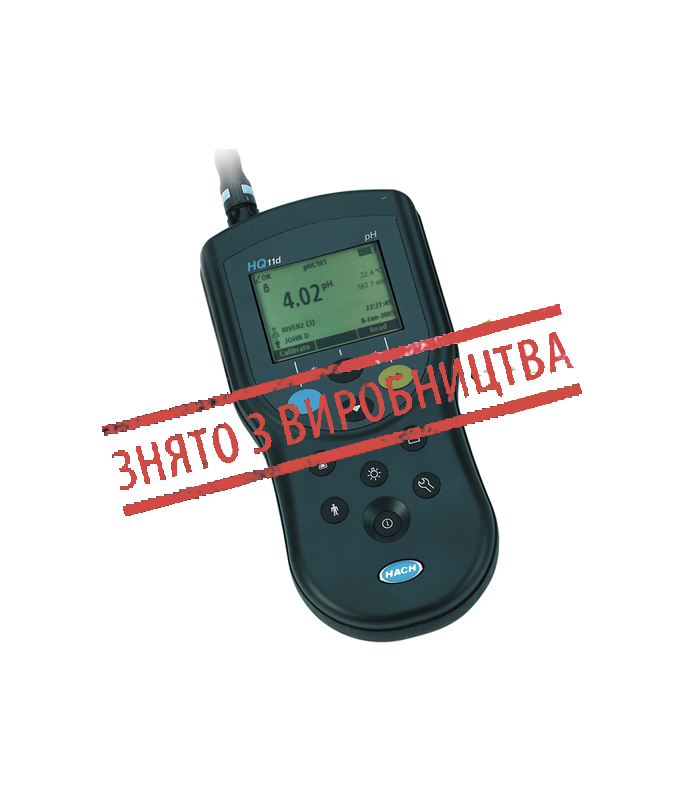 01 HQ11D портативний pH/ОВП/термометр (знятий з виробництва) - замінено на HQ 1110 — изображение 1