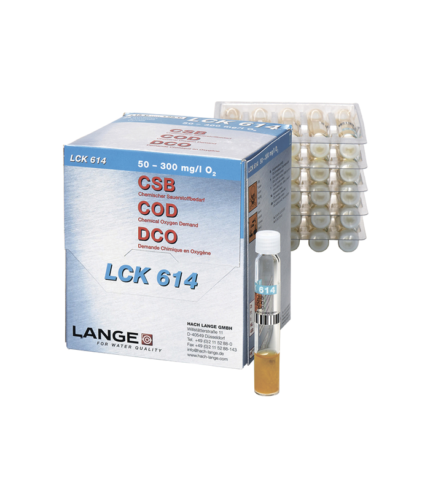 LCK614 кюветний тест для визначення ХСК, 50-300 мг/л O₂, 25 тестів
