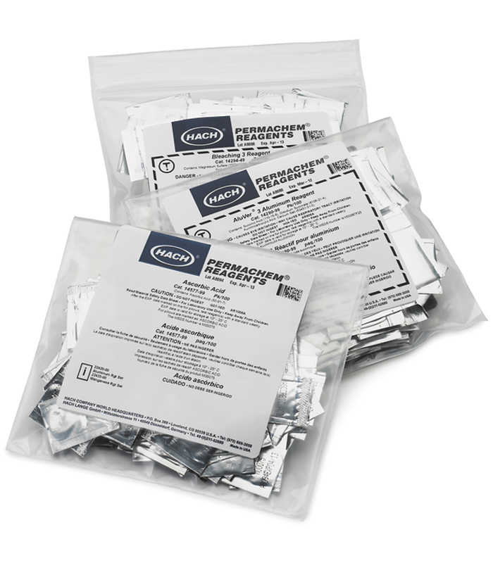 01 2242000 набір пакетованих реагентів для визначення алюмінію, порошок, 0,008-0,800 мг / л Al, 100 шт. — изображение 1