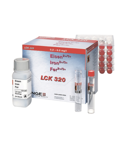 LCK320 кюветний тест для визначення заліза (II / III) 0,2-6,0 мг / л Fe, 24 тести